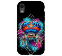 Cute Colorful Peacock Arachnid Jumping Spider Lover Case for iPhone XR