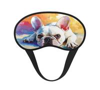 Cute Colorful Puppy Ultimate Eye Mask for Sleeping, Soft and Comfortable Eye Mask, Relaxing Zero Pressure Night Blindfold.