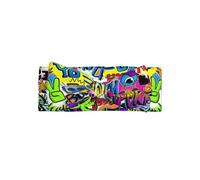 Cute Colorful Spray Pattern Print Baby Bow Headband - Delicate & Sensitive for Newborns, Stretchy Nylon Headbands