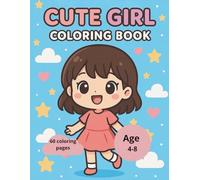 Cute Coloring Book for Kids | Fun and Easy Pages for Creativity & Learning: Kawaii Kids Coloring Book Ages 4-8 | Adorable Medium-Difficulty Illustrations