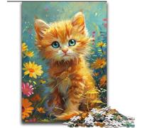 Cute Colourful Kitten Jigsaws Puzzles 2000 Pieces for Teenagers Gifts, Suitable for Ages 14 And Up Family Fun It Is Ideal As A Gift for The Whole Family (70x100cm)