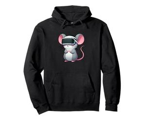 Cute Comic Mouse Rat VR Gaming Virtual Reality Pullover Hoodie