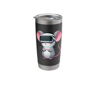 Cute Comic Mouse Rat VR Gaming Virtual Reality Stainless Steel Insulated Tumbler