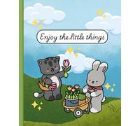 Cute Companion Notebooks - Enjoy the Little Things: Charming and Compact Journal with Uplifting Cover Art | Ideal for Daily Reflections, Creative Expression and Thoughtful Gifts
