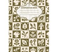 Cute Composition Book; Aesthetic Stamped Design; Perfect for Notes and Journaling