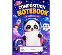 Cute Composition Notebook for Kids Wide Ruled 120 Pages School Notebook for Boys and Girls: Fun Kawaii School Notebook for Writing Homework Journaling and Back to School Supplies