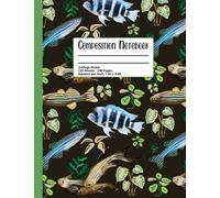 Cute Composition Notebook: Zebra Danios Themed College Ruled Notebook with A Cool Flower Interior for Girls and Zebra Danios Lovers (Zebra Danios Presents/Gifts)