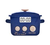 Cute Cooking Timer Fridge Magnet, Enamel Pot Design