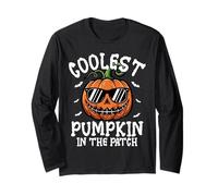 Cute Coolest Pumpkin In The Patch Halloween Boys Girls Kids Long Sleeve T-Shirt