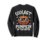 Cute Coolest Pumpkin In The Patch Halloween Boys Girls Kids Sweatshirt
