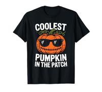 Cute Coolest Pumpkin In The Patch Halloween Boys Girls Kids T-Shirt