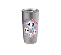 Cute Coquette Ghost Pastel Galaxy Halloween Fall Aesthetic Stainless Steel Insulated Tumbler