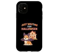 Cute Corgi Bat Waiting For Halloween Spooky Season Case for iPhone 11