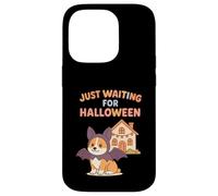 Cute Corgi Bat Waiting For Halloween Spooky Season Case for iPhone 14 Pro