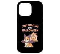 Cute Corgi Bat Waiting For Halloween Spooky Season Case for iPhone 14 Pro Max