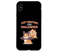 Cute Corgi Bat Waiting For Halloween Spooky Season Case for iPhone XS Max