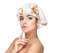 Cute Corgi Butt,Adult's Satin Sleeping Cap - Women's Elastic Sleep Bonnet, Adjustable Overnight Hair Cover