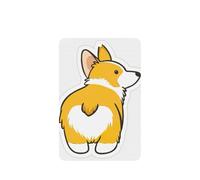 Cute Corgi Butt Printing 10 Pcs Car Air Fresheners Cards For Scented Hanging Sheets For Bathroom With Rope