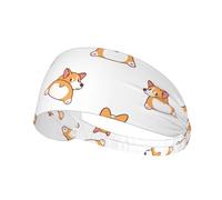 Cute Corgi Butt,Sports Sweatband for Unisex Multi Headband Elastic Exercise Hairband