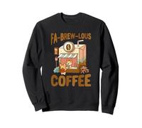 Cute Corgi Coffee Store Fabulous Brew Coffee Lovers Sweatshirt