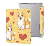 Cute Corgi Cute Protective Case Compatible for IPAD Pro (10.5in) /IPAD Air3(10.5in) Trifold Tablet Cover Non-Slip Cases