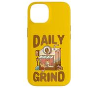 Cute Corgi Daily Grind Coffee Store Dog Lover Case for iPhone 14