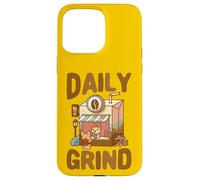 Cute Corgi Daily Grind Coffee Store Dog Lover Case for iPhone 15 Pro Max