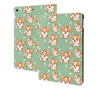 Cute Corgi Dog Print Compatible with ipad 9th/8th/7th Generation Case Cover, Tablet Cases Compatible with ipad Case 10.2 Inch, Auto Wake/Sleep, Folio Stand