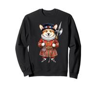Cute Corgi Dog Tower of London Guardian Great Britain England Sweatshirt