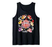 Cute Corgi Dogs Carnival Fair Ferris Wheel Fun Tank Top