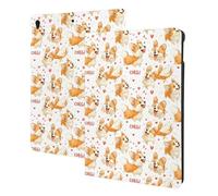 Cute Corgi Print Compatible with ipad air 3rd Generation Case Cover, Tablet Cases Compatible with ipad Pro Case 10.5 Inch, Auto Wake/Sleep, Folio Stand