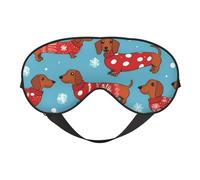 Cute Corgi Print Functionality Outdoor Travel Eye Mask Breathable Camping Meditation Yoga Friendly