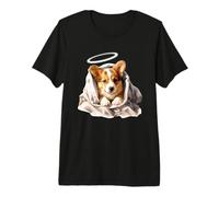 Cute Corgi Puppy Angel Premium T-Shirt