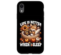 Cute Corgi Puppy For Women Men And Kids Funny Autumn Sleep Case for iPhone XR