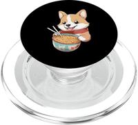 Cute Corgi Ramen Noodle Eater Dog Kawaii Foodie PopSockets PopGrip for MagSafe