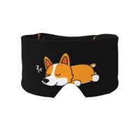 Cute Corgi Sleeping, Full Eye Covers Light Blocking Eye Mask Sleep Eye and Ear Muffs