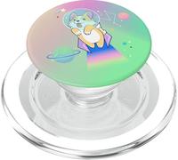 Cute Corgi Space Man Galaxy Pastel PopSockets PopGrip for MagSafe