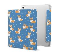 Cute Corgi Tablet Case with Pencil Holder Protective Cover Design Compatible for IPAD 2020 AIR 4 （10.9in）