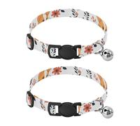 Cute corgis Pet Collar Dog Adjustable Collar For Female Dogs 2 Pcs