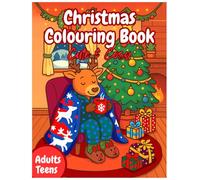 Cute & Cosy Christmas Colouring Book For Adults And Teens: Whimsical Winter Scenes to Color and Unwind - Festive Christmas Art for Calm, Joyful Moments, Creativity, and Adult Relaxation