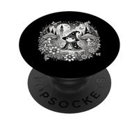 Cute Cottagecore Aesthetic Frog Wizard PopSockets Adhesive PopGrip