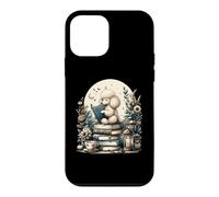 Cute Cottagecore Aesthetic Poodle Dog Reading Book Nerd Case for iPhone 12 mini