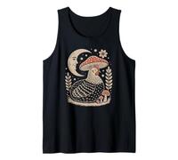 Cute Cottagecore Hen Sleeping Beneath A Wild Toadstool Tank Top