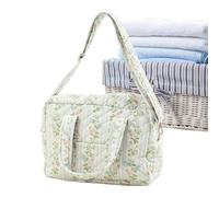Cute Cotton Blend Quilted Toiletry Bag Tote