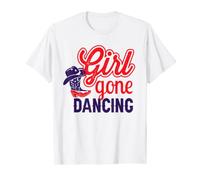 Cute Country Line Dancing Cowgirl Boots Ladies Western Dance T-Shirt