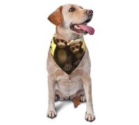 Cute Couple Monkey Dog Bandana Pet Scarf Accessories for Small Medium Dogs Cats Photo Prop, Triangle Pet Bandanas Adjustable Puppy Bib Washable Dog Kerchief Puppy Neckerchief