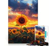 Cute Couples Love Quote Jigsaw Puzzle 1000 Piece for Teenagers Pastime Game Vivid Color Home Game (38x26cm)