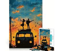Cute Couples Love Quote Jigsaws 1000 Pieces for Adults Sharp Brain Perfect Connection Family Bond Art Work (38x26cm)