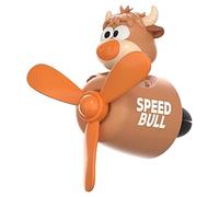 Cute Cow Airplane Car Diffuser - Professional Premium Vent Clip Long Lasting Outlet Aromatherapy Ornament for Odor Removal Relaxation Calming Driving Road Trip Daily Commute SUV Truck Oil Ho