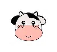 Cute Cow Brooch Pin for Women Men Enamel Animal Breastpin Black and White Dairy Cow Lapel Pin for Bags Clothes Jackets Christmas Birthday Party